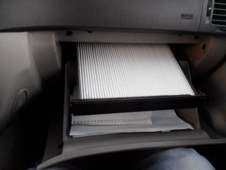 Замена салонного фильтра Chevrolet Orlando  