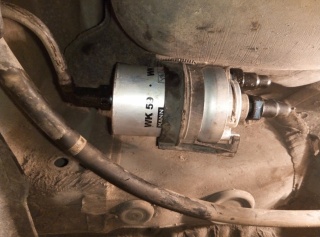 Замена топливного фильтра Chevrolet Orlando  